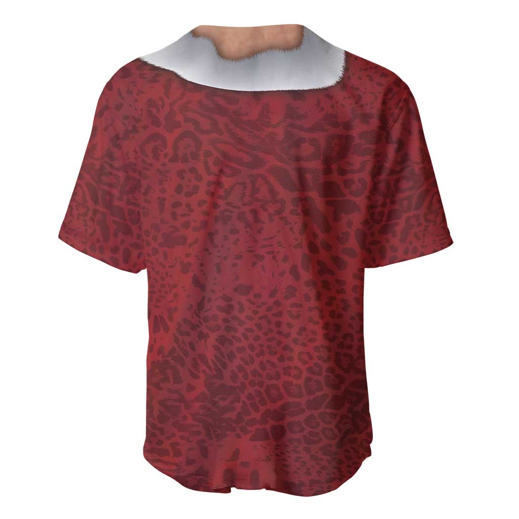 Christmas Costume Baseball Jersey Muscle Santa - Wonder Print Shop