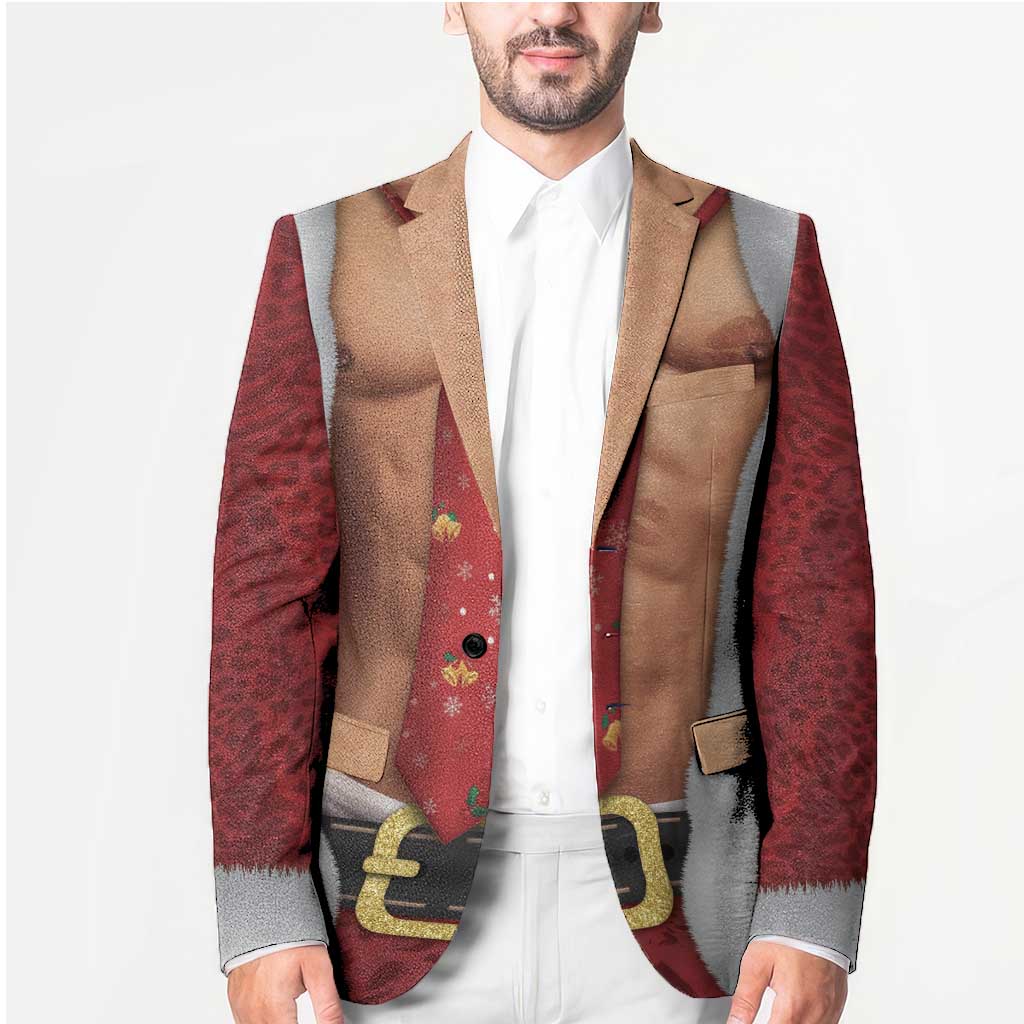 Christmas Costume Blazer Muscle Santa - Wonder Print Shop