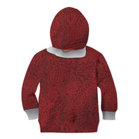 Christmas Costume Kid Hoodie Muscle Santa - Wonder Print Shop