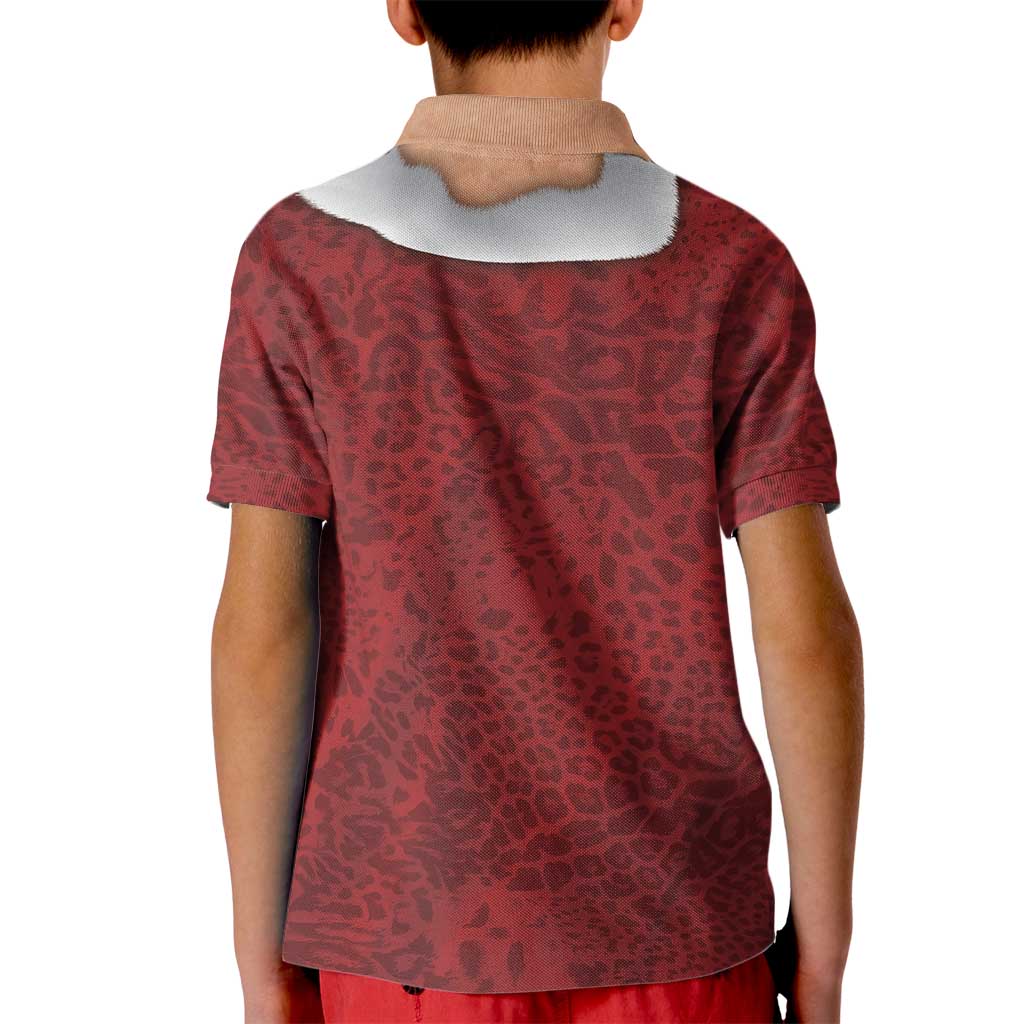 Christmas Costume Kid Polo Shirt Muscle Santa - Wonder Print Shop