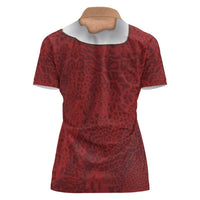 Christmas Costume Women Polo Shirt Muscle Santa - Wonder Print Shop