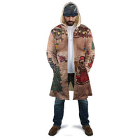 Christmas Costume Cloak Funny Hairy Body Xmas Tattoo - Wonder Print Shop