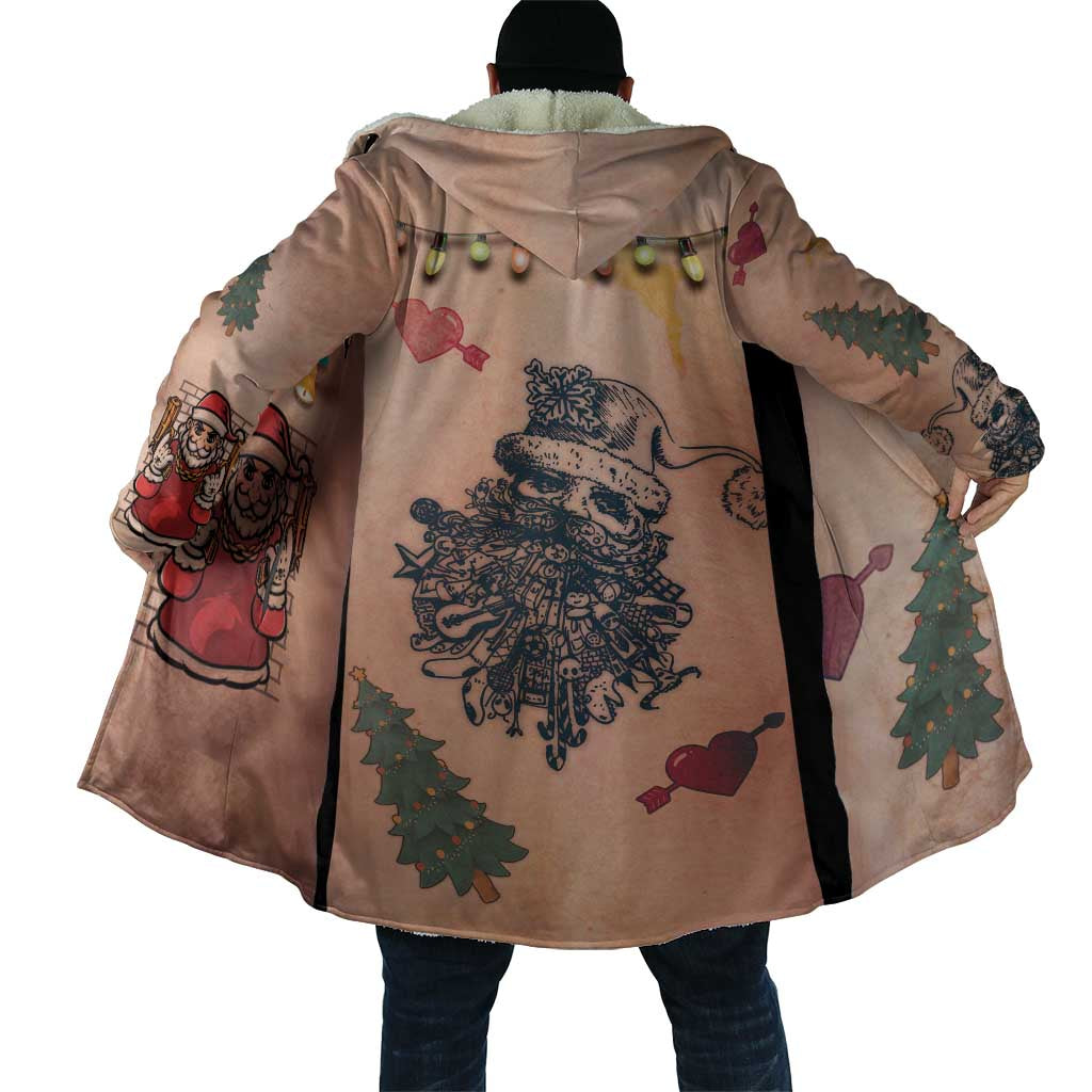 Christmas Costume Cloak Funny Hairy Body Xmas Tattoo - Wonder Print Shop