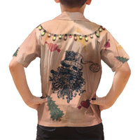Christmas Costume Hawaiian Shirt Funny Hairy Body Xmas Tattoo - Wonder Print Shop