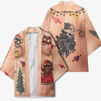 Christmas Costume Kimono Funny Hairy Body Xmas Tattoo - Wonder Print Shop
