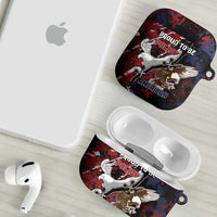 Polish American Heritage Month AirPods Case Eagle With Grunge Style - Wonder Print Shop