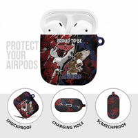 Polish American Heritage Month AirPods Case Eagle With Grunge Style - Wonder Print Shop