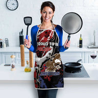 Polish American Heritage Month Apron Eagle With Grunge Style - Wonder Print Shop