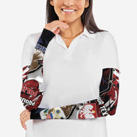 Personalized Polish American Heritage Month Arm Sleeves Eagle With Grunge Style - Wonder Print Shop