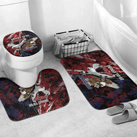 Polish American Heritage Month Bathroom Set Eagle With Grunge Style - Wonder Print Shop