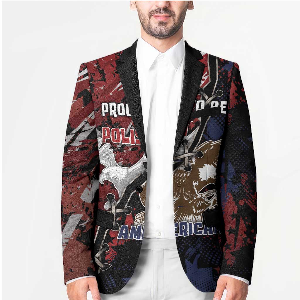 Personalized Polish American Heritage Month Blazer Eagle With Grunge Style - Wonder Print Shop