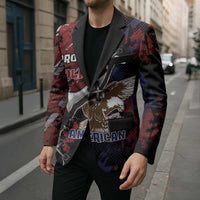 Personalized Polish American Heritage Month Blazer Eagle With Grunge Style - Wonder Print Shop