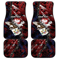 Personalized Polish American Heritage Month Car Mats Eagle With Grunge Style - Wonder Print Shop