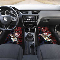 Personalized Polish American Heritage Month Car Mats Eagle With Grunge Style - Wonder Print Shop