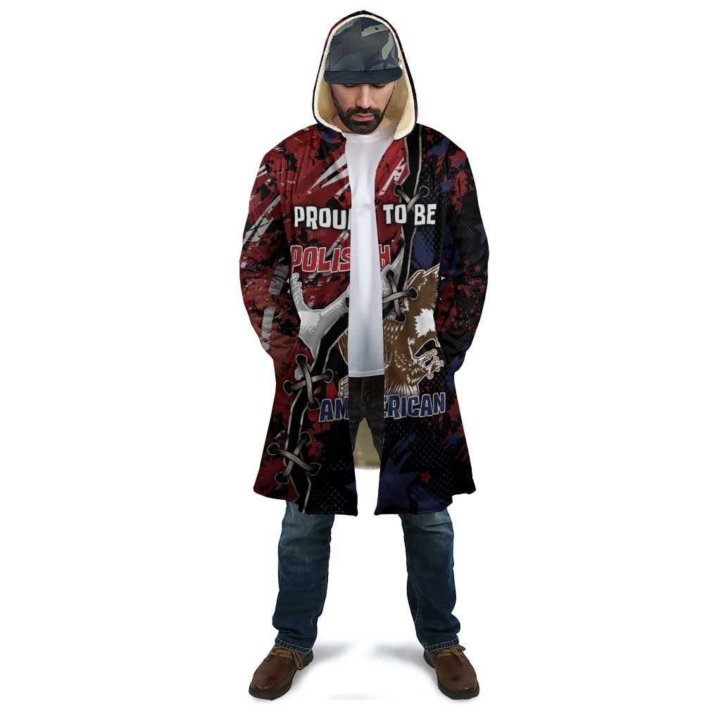 Personalized Polish American Heritage Month Cloak Eagle With Grunge Style - Wonder Print Shop