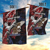 Polish American Heritage Month Garden Flag Eagle With Grunge Style - Wonder Print Shop