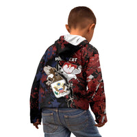 Personalized Polish American Heritage Month Kid Hoodie Eagle With Grunge Style - Wonder Print Shop