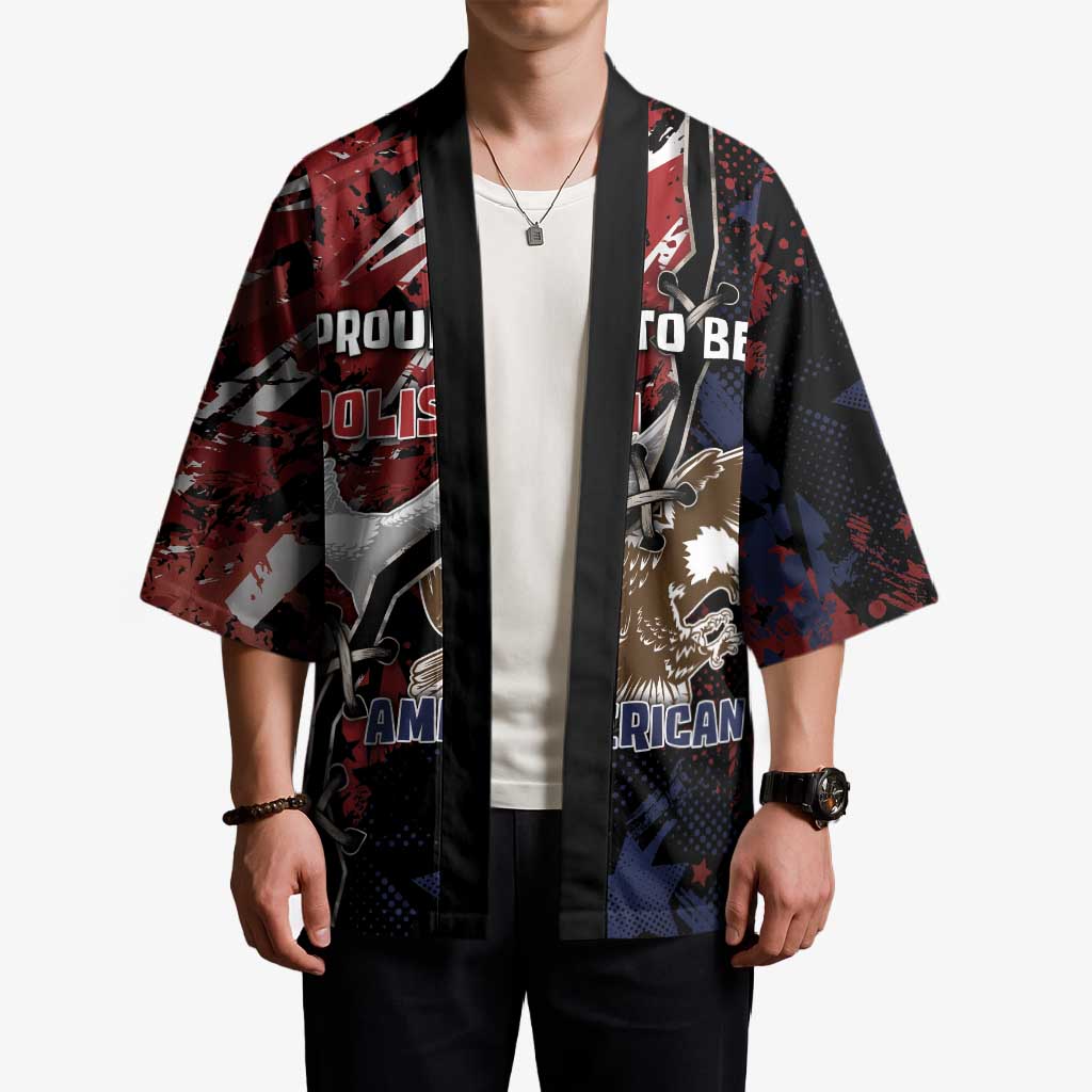 Personalized Polish American Heritage Month Kimono Eagle With Grunge Style - Wonder Print Shop