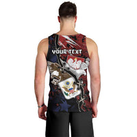 Personalized Polish American Heritage Month Men Tank Top Eagle With Grunge Style - Wonder Print Shop