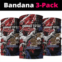 Polish American Heritage Month Neck Gaiter Eagle With Grunge Style - Wonder Print Shop