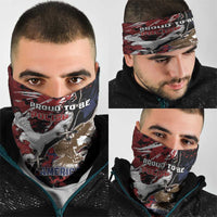 Polish American Heritage Month Neck Gaiter Eagle With Grunge Style - Wonder Print Shop