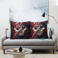 Polish American Heritage Month Pillow Cover Eagle With Grunge Style - Wonder Print Shop