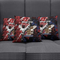 Polish American Heritage Month Pillow Cover Eagle With Grunge Style - Wonder Print Shop