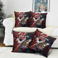 Polish American Heritage Month Pillow Cover Eagle With Grunge Style - Wonder Print Shop