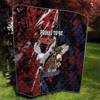 Polish American Heritage Month Quilt Eagle With Grunge Style - Wonder Print Shop