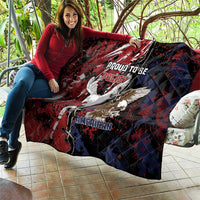 Polish American Heritage Month Quilt Eagle With Grunge Style - Wonder Print Shop