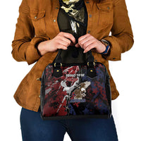 Polish American Heritage Month Shoulder Handbag Eagle With Grunge Style - Wonder Print Shop