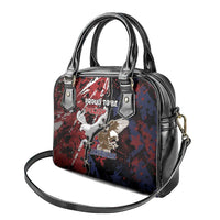 Polish American Heritage Month Shoulder Handbag Eagle With Grunge Style - Wonder Print Shop