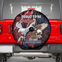Polish American Heritage Month Spare Tire Cover Eagle With Grunge Style - Wonder Print Shop