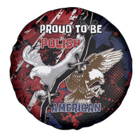 Polish American Heritage Month Spare Tire Cover Eagle With Grunge Style - Wonder Print Shop