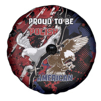 Polish American Heritage Month Spare Tire Cover Eagle With Grunge Style - Wonder Print Shop