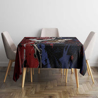 Polish American Heritage Month Tablecloth Eagle With Grunge Style - Wonder Print Shop
