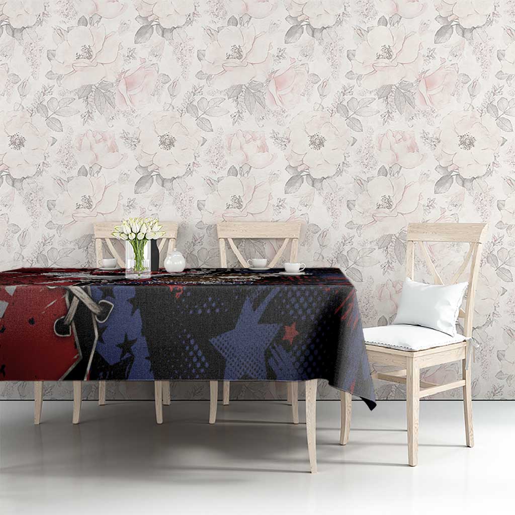 Polish American Heritage Month Tablecloth Eagle With Grunge Style - Wonder Print Shop