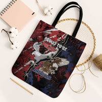 Polish American Heritage Month Tote Bag Eagle With Grunge Style - Wonder Print Shop