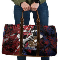 Polish American Heritage Month Travel Bag Eagle With Grunge Style - Wonder Print Shop