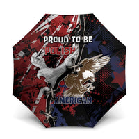 Polish American Heritage Month Umbrella Eagle With Grunge Style - Wonder Print Shop