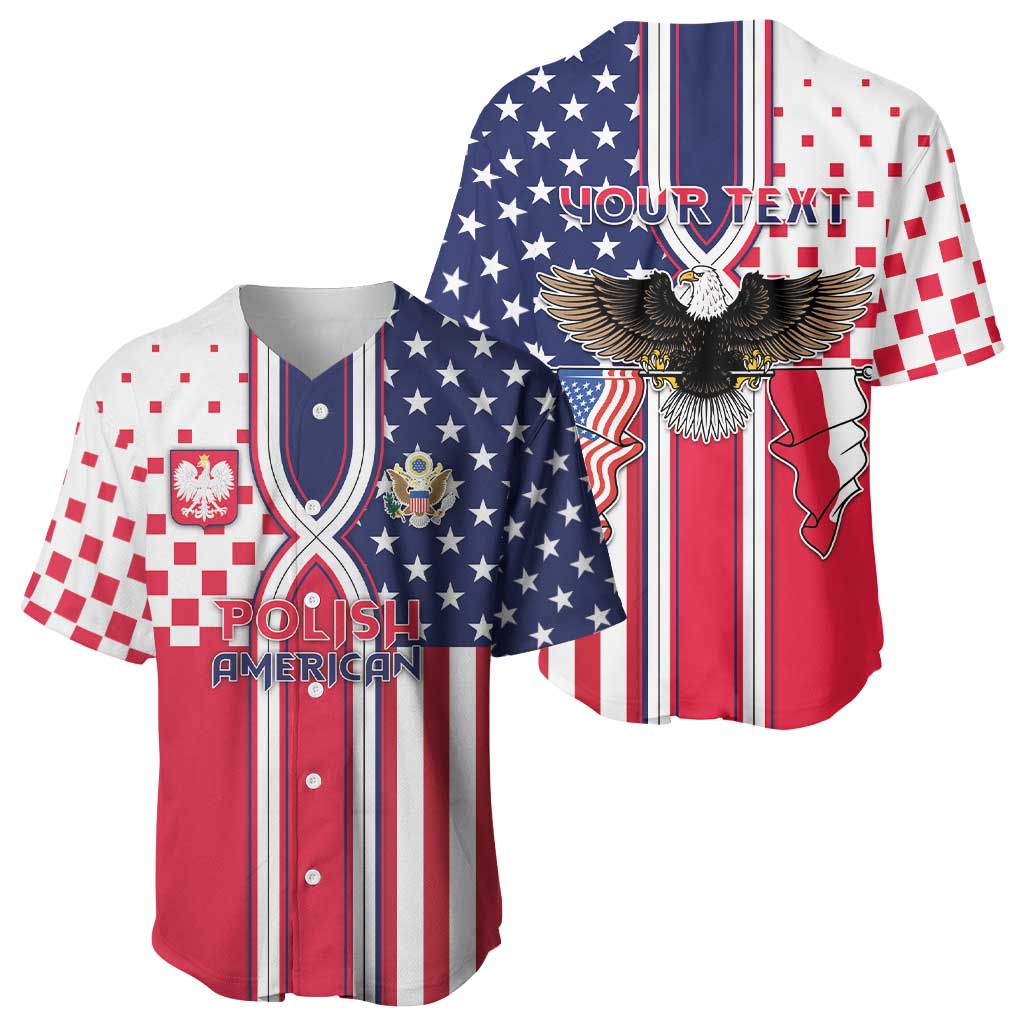 Personalized Polish American Heritage Month Baseball Jersey Unique Style - Wonder Print Shop