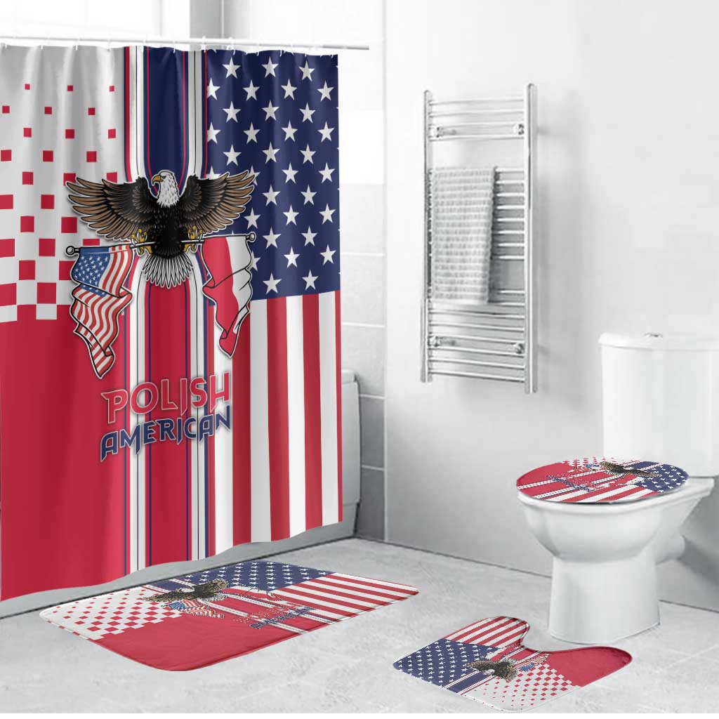 Polish American Heritage Month Bathroom Set Unique Style - Wonder Print Shop