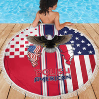 Polish American Heritage Month Beach Blanket Unique Style - Wonder Print Shop