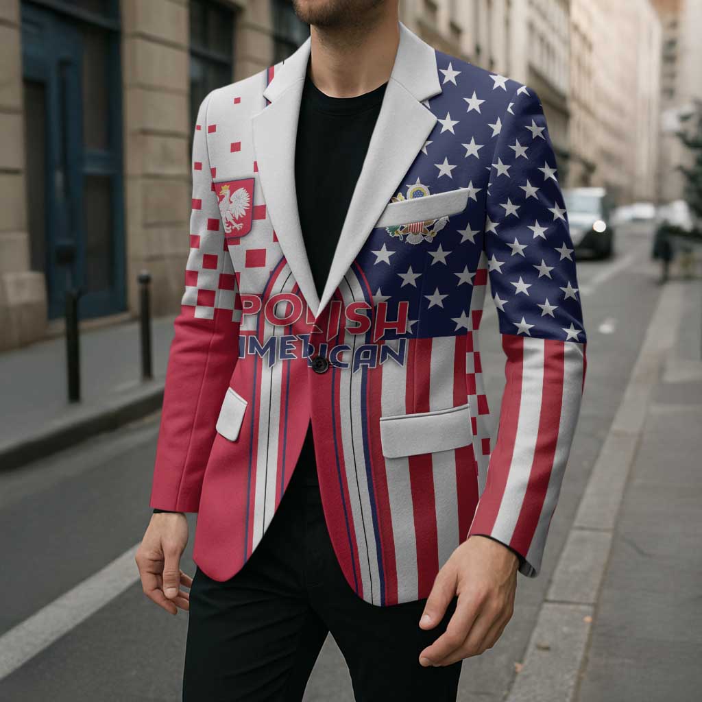 Personalized Polish American Heritage Month Blazer Unique Style - Wonder Print Shop
