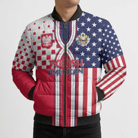 Personalized Polish American Heritage Month Bomber Puffer Jacket Unique Style - Wonder Print Shop
