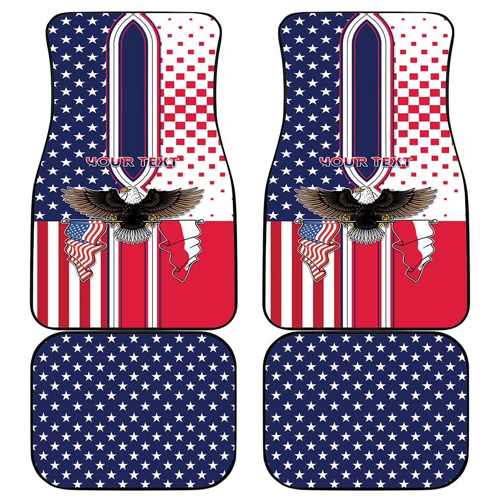 Personalized Polish American Heritage Month Car Mats Unique Style - Wonder Print Shop