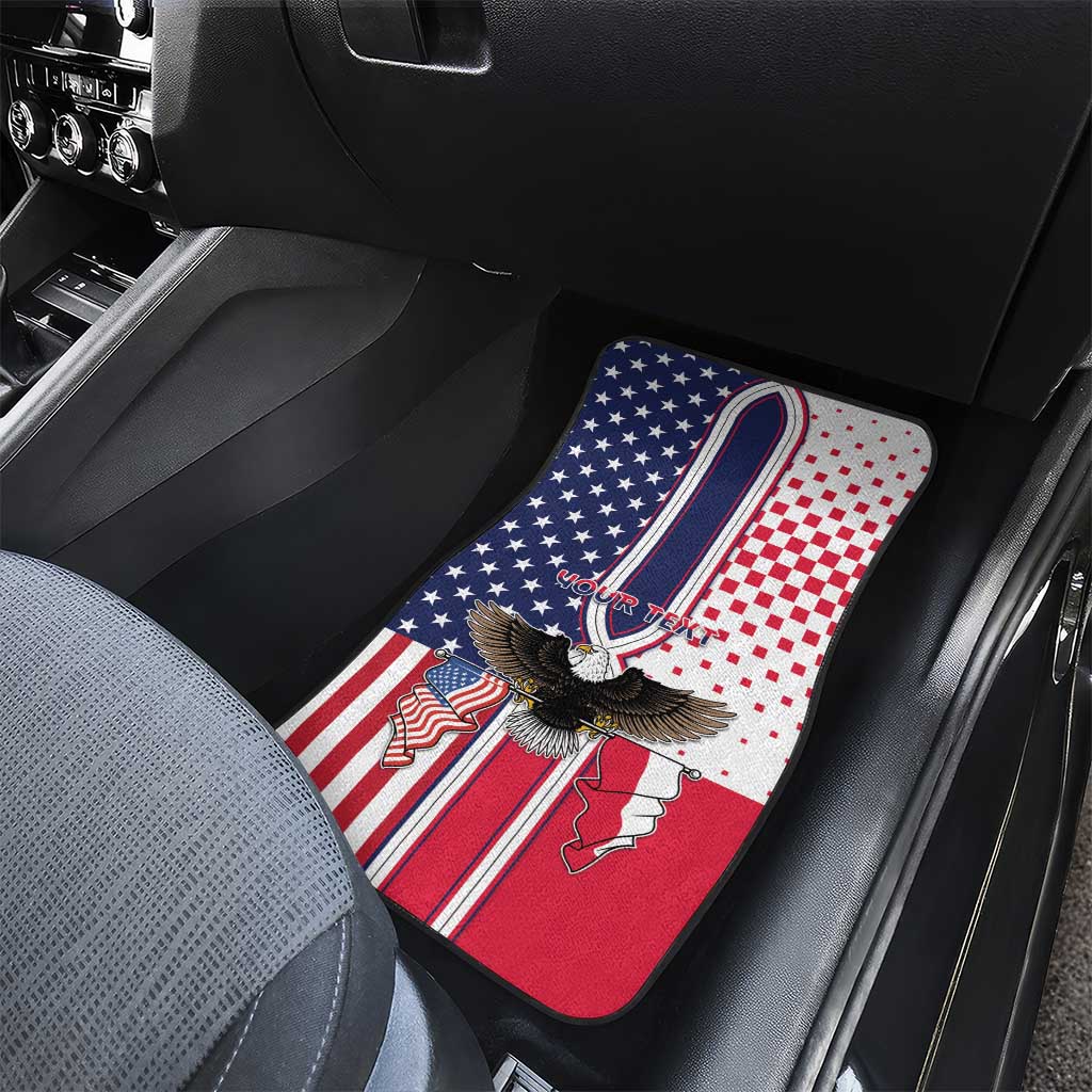 Personalized Polish American Heritage Month Car Mats Unique Style - Wonder Print Shop
