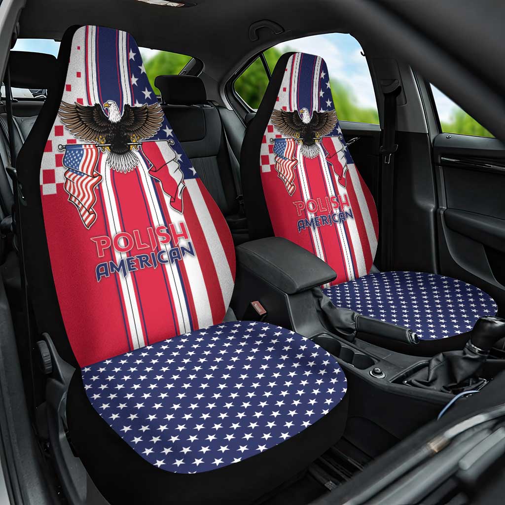 Polish American Heritage Month Car Seat Cover Unique Style - Wonder Print Shop