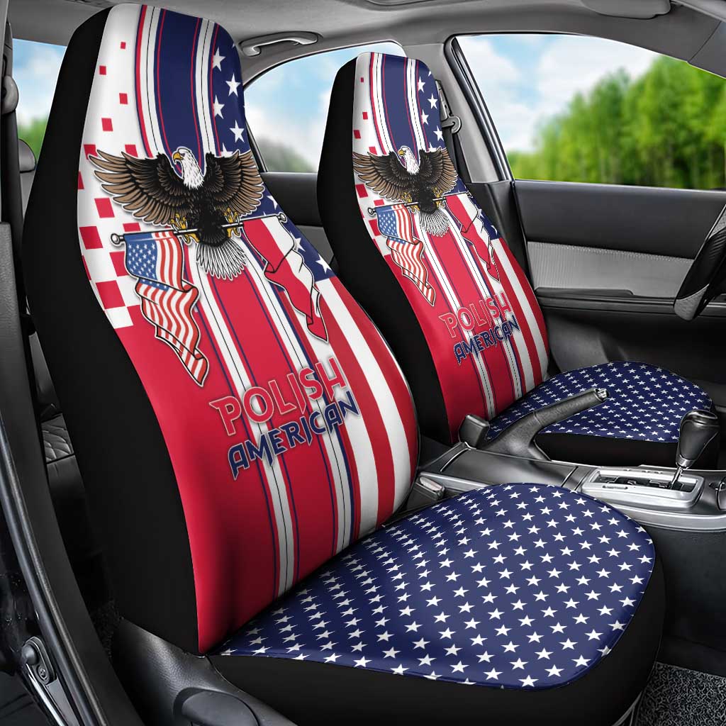 Polish American Heritage Month Car Seat Cover Unique Style - Wonder Print Shop