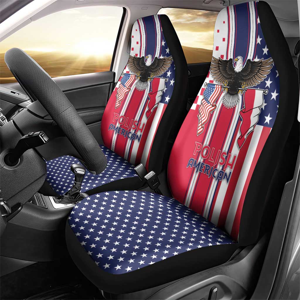 Polish American Heritage Month Car Seat Cover Unique Style - Wonder Print Shop